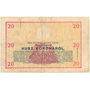 Hungary - Pécs - 20 Korona 1919
