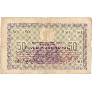 Węgry - Pecz - Pécs - 50 Korona 1919