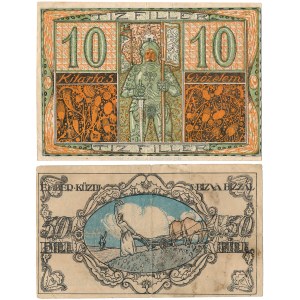Węgry - Sopron - 10 + 50 Fillér 1918