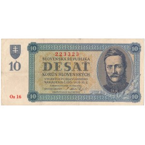 Slovakia - 10 Koruna 1943 * P6a * imperforated