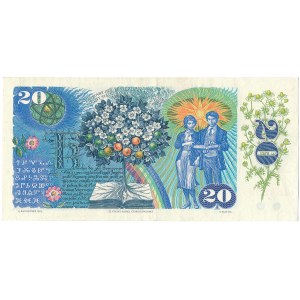 Slovensko – 20 korún 1988/1993 * P15 * s známkou (zberateľská)