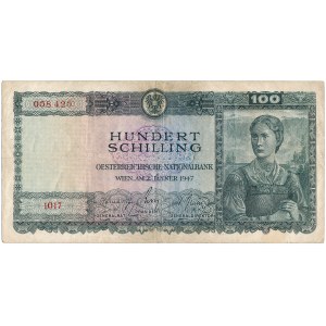 Austria - 100 Schilling 1947 * P124
