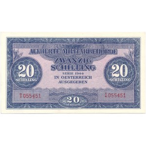 Austria - Allied Occupation - 20 Schilling 1944 * P107