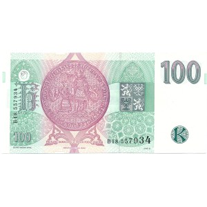 Czechy - 100 Korun 1995 * P12 * seria B18