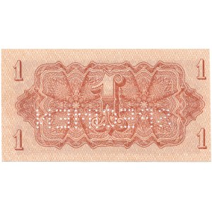 Czechoslovakia - 1 Koruna 1944 * P45s * SPECIMEN