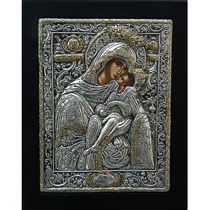 Ikone der Mutter Gottes mit Kind, byzantinischer Stil