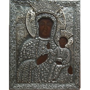 Icon,Our Lady of Czestochowa with Child