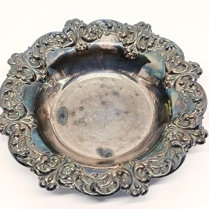 Decorated Silver Plated Plate
