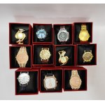 Set of 11 quartz watches in boxes
