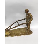 Brass figurine 'Farmer'