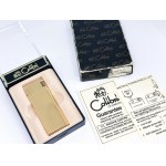 Gold plated Colibri full set lighter with box, papers and warranty