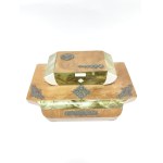 Art Deco decorated inkwell