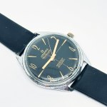 Atlantic Worldmaster Uhr schwarzes Zifferblatt 38 mm