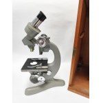Beck London double eyeball microscope in a box