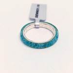 Silver ring with natural quartz