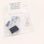 Sterling silver post earrings with Kaori cultured pearls