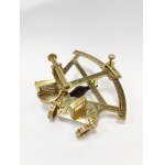 Brass ship sextant
