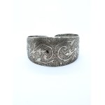 Bangla bracelet, sterling silver 830