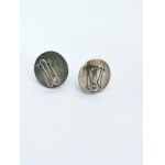 Silver clips with stones ORNAMENT ( former ORNO ) Warsaw