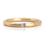 Diamond bangle with Fancy Intense Pink diamond