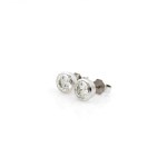 Diamond stud earrings approx. 2 ct