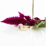 Anello solitario 3,7 carati circa