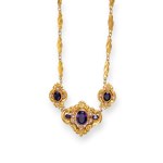 Amethyst jewelry set