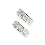 Creoles with pavé trim