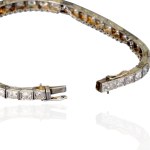 Historical tennis bracelet approx. 6.5 ct