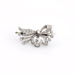 Diamond brooch approx. 3.5 ct