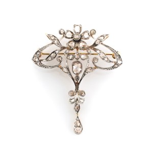 Broche Art Nouveau env. 1,6 ct
