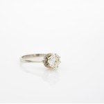 Solitärring ca. 1,4 ct