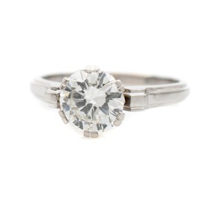 Pierścionek z pasjansem ok. 1,9 ct