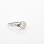 Pierścionek z pasjansem ok. 1,9 ct