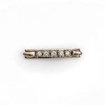 Brooch set with diamonds approx. 1.7 ct
