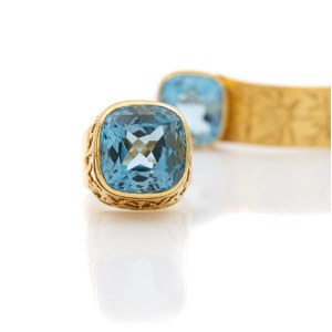 Aquamarine jewelry set