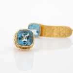 Aquamarine jewelry set