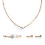 Set di gioielli con diamanti Arpas