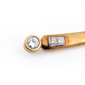 Diamantbrosche ca. 1 ct