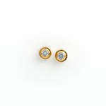 Diamond stud earrings
