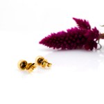 Diamond stud earrings