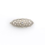 Diamond brooch