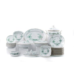 MEISSEN dinner service Indian green