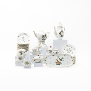 Herend Rothschild Bird coffee and tea service