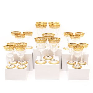 Set di bicchieri Saint Louis Thistle Gold
