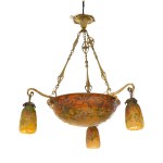 Art Nouveau ceiling light Daum Nancy