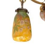 Art Nouveau ceiling light Daum Nancy