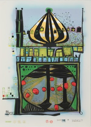 Friedensreich Hundertwasser (1928 Wien - 2000 Brisbane) (F)