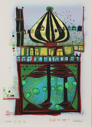 Friedensreich Hundertwasser (1928 Wien - 2000 Brisbane) (F)