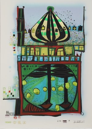 Friedensreich Hundertwasser (1928 Wien - 2000 Brisbane) (F)